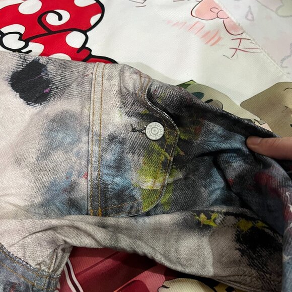 Acne Studios Art Graffiti Denim Jacket - Picture 3 of 8